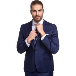 Marynarka RAFFAELLO GGGS900339. Niebieskie marynarki garniturowe męskie Giacomo Conti, m, bez wzorów, z wełny, eleganckie. Za 1599,00 zł.