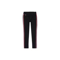 Spodnie damskie legginsy z lampasami. Czarne legginsy TXM. Za 29,99 zł.