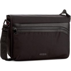 Torba na laptopa GUESS - Global Functional HM6242 NYL74 Black. Czarne plecaki męskie marki Guess, z aplikacjami. W wyprzedaży za 219,00 zł.