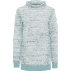 Długa bluza z kieszeniami bonprix eukaliptusowy melanż. Zielone długie bluzy damskie marki bonprix, melanż, z długim rękawem. Za 37,99 zł.