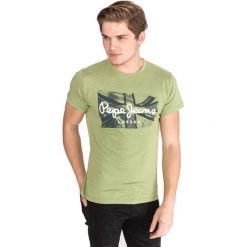 Pepe Jeans Dacey Koszulka Zielony. Zielone podkoszulki męskie xxl, z haftami, z bawełny. Za 171,95 zł.