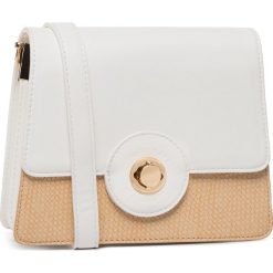 Torebka MONNARI - BAG2880-000 White. Białe listonoszki damskie Monnari, bez wzorów, ze skóry ekologicznej, na ramię, bez dodatków. W wyprzedaży za 159,00 zł.