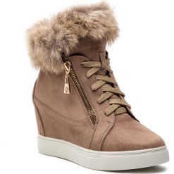 Sneakersy KAZAR - Izyda 34035-S9-32 Light Brown. Pomarańczowe półbuty damskie Kazar, z materiału. W wyprzedaży za 369,00 zł.