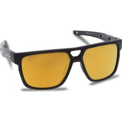Okulary przeciwsłoneczne OAKLEY - Crossrange Patch OO9382-0460 Matte Black/24k Iridium. Czarne okulary przeciwsłoneczne męskie wayfarery marki Oakley, z tworzywa sztucznego. W wyprzedaży za 549,00 zł.