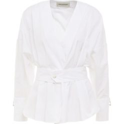 By Malene Birger Bluzka pure white. Białe bluzki damskie marki By Malene Birger, bez wzorów, z bawełny, bez kołnierzyka, bez rękawów. Za 1029,00 zł.