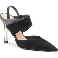 Sandały FURLA - Fold 1050307 S YC55 MJ0 Nero. Czarne klapki damskie Furla, bez wzorów, z zamszu, bez obcasa, na obcasie. Za 1219,00 zł.