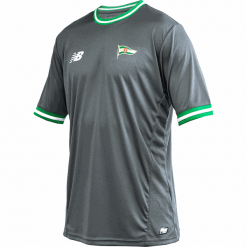 Koszulka Jr Lechia Gdańsk - EJT8000ALY. Koszulki męskie New Balance, s, bez wzorów, z poliesteru, bez kołnierzyka, bez rękawów, do piłki nożnej. Za 159,99 zł.