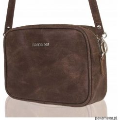 Skórzana torebka Brodrene Lund 9701-DARKBROWN. Brązowe torebki klasyczne damskie marki Pakamera. Za 161,00 zł.