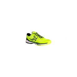 Buty tenisowe TS990 męskie. Żółte buty sportowe męskie ARTENGO, z poliesteru, bez zapięcia, tenisowe. Za 199,99 zł.