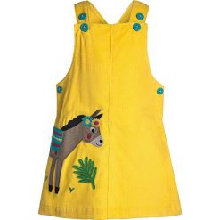 Sukienki dziewczęce: Frugi BABY TILLY PINAFORE DRESS Sukienka letnia sun yellow