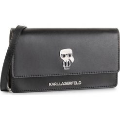 Torebka KARL LAGERFELD - 96KW3081 Black. Czarne listonoszki damskie KARL LAGERFELD, bez wzorów, ze skóry, bez dodatków. W wyprzedaży za 549,00 zł.