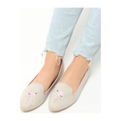 Beżowe Lordsy Flamingo. Brązowe lordsy damskie marki Born2be, z materiału. Za 39,99 zł.