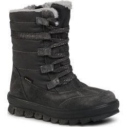 Śniegowce SUPERFIT - GORE-TEX 1-009217-2000 Grau. Szare śniegowce dziewczęce Superfit, bez zapięcia. Za 339,00 zł.