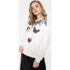 Bluza Liu Jo WA0356 F0783. Białe bluzy damskie Liu Jo, s, bez wzorów, z bawełny, bez rękawów, bez kaptura. W wyprzedaży za 479,00 zł.