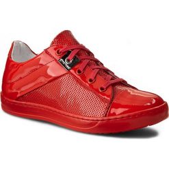 Sneakersy GINO ROSSI - Cola DPG809-N98-0600-7100-0 33. Czerwone półbuty damskie marki Gino Rossi, na co dzień, bez wzorów, ze skóry, bez obcasa, na płaskiej podeszwie, bez zapięcia. W wyprzedaży za 249,00 zł.