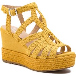 Espadryle BULLBOXER - 175011F2T Yellow. Żółte espadryle damskie marki Bullboxer, bez wzorów, z materiału, bez obcasa. Za 209,00 zł.