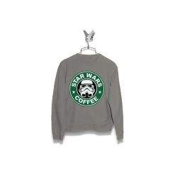 Bluza Trooper Coffe Damska. Szare bluzy damskie Failfake, xs, bez wzorów, bez rękawów, bez kaptura. Za 160,00 zł.