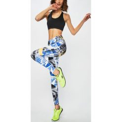 Reebok - Legginsy. Niebieskie legginsy damskie marki Reebok, s, z elastanu. Za 179,90 zł.