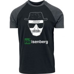 Breaking Bad Heisenberg T-Shirt czarny/ciemnoszary. Czarne t-shirty męskie z nadrukiem Breaking Bad, s, z okrągłym kołnierzem. Za 79,90 zł.