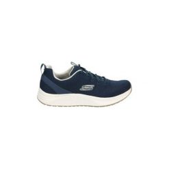 Buty Skechers 52966-NVY. Niebieskie buty sportowe męskie Skechers, bez zapięcia. Za 307,25 zł.