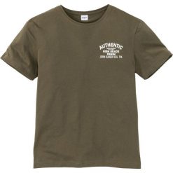 T-shirty męskie: T-shirt Regular Fit bonprix ciemnooliwkowy
