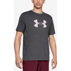 Under Armour Big Logo Koszulka Szary. Szare podkoszulki męskie Under Armour, s, z nadrukiem, z bawełny, z krótkim rękawem. Za 119,95 zł.