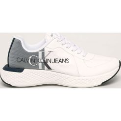 Calvin Klein Jeans - Buty. Czarne sneakersy męskie Calvin Klein Jeans, z jeansu, na sznurówki. Za 599,90 zł.