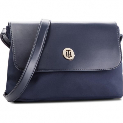 Torebka TOMMY HILFIGER - Dressy Nylon Crossov AW0AW05651 413. Niebieskie torebki klasyczne damskie TOMMY HILFIGER, z materiału. Za 349,00 zł.