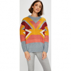 Pepe Jeans - Sweter Sabela. Różowe swetry oversize damskie Pepe Jeans, l, z dzianiny. W wyprzedaży za 319,90 zł.
