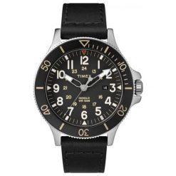 Timex Męski Zegarki Tw2R45800. Czarne zegarki męskie marki Timex. W wyprzedaży za 309,00 zł.