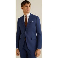 Mango Man - Marynarka Brasilia. Niebieskie garnitury męskie marki Mango Man, z elastanu, eleganckie. Za 349,90 zł.
