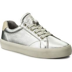 Sneakersy GANT - Mary 16531447 Silver Metallic G804. Szare półbuty damskie GANT, ze skóry. W wyprzedaży za 219,00 zł.