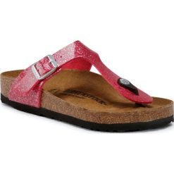 Japonki BIRKENSTOCK - Gizeh Bs 1016866 Cosmic Sparkle Candy Pink. Różowe klapki damskie Birkenstock, bez wzorów, ze skóry, bez obcasa. Za 299,00 zł.