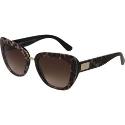 Dolce&Gabbana Okulary przeciwsłoneczne multi. Brązowe okulary przeciwsłoneczne damskie aviatory Dolce&Gabbana. Za 959,00 zł.