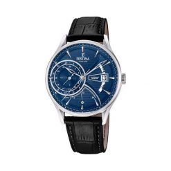 Festina Zegarek Vintage 16985/3. Niebieskie zegarki męskie Festina. Za 630,00 zł.