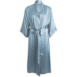 Szlafroki damskie: Hesper Fox PALOMA FULL LENGTH ROBE Szlafrok teal/rosa