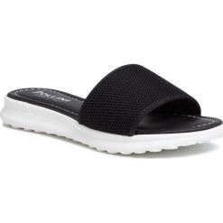 Klapki POLLINI - SA28132G0ARB0000 Nero. Czarne klapki damskie Pollini, bez wzorów, ze skóry, bez obcasa. W wyprzedaży za 319,00 zł.