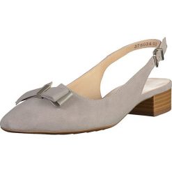 Buty ślubne damskie: Czółenka w kolorze szarym