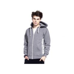 BLUZA JUNGMOB. Szare bluzy męskie marki JUNGMOB, xl, z haftami, z bawełny, klasyczne, z kapturem, bez rękawów, z kapturem. Za 199,00 zł.