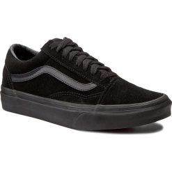 Tenisówki VANS - Old Skool VN0A38G1NRI (Suede) Black/Black/Black. Czarne półbuty damskie marki Vans, bez wzorów, ze skóry, bez zapięcia. W wyprzedaży za 249,00 zł.