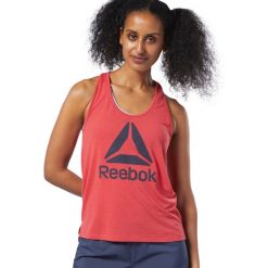 Reebok WOR Supremium 2.0 Podkoszulek Czerwony. Czerwone podkoszulki damskie Reebok, xs, z nadrukiem, z bawełny. Za 85,95 zł.