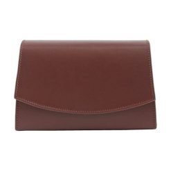 Torebki klasyczne damskie: Skórzana torebka w kolorze brązowym – (S)20 x (W)15 x (G)8 cm