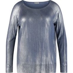Swetry klasyczne damskie: Open End Sweter deep denim