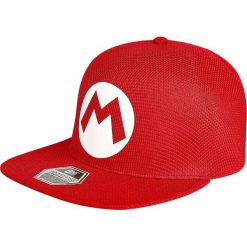 Super Mario Logo Czapka Snapback czerwony. Czerwone czapki z daszkiem damskie marki Super Mario. Za 54,90 zł.