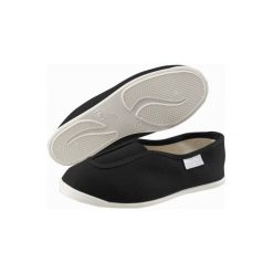 Buty gimnastyczne Rythm 300. Czarne buty skate męskie DOMYOS, z bawełny, na jogę i pilates. Za 19,99 zł.
