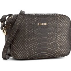 Torebka LIU JO - S Cross Body Manhat A18092 E0500 Nero/Oro 00567. Czarne torebki klasyczne damskie marki Liu Jo. Za 399,00 zł.