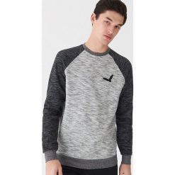 Bluza z haftem - Jasny szar. Szare bluzy męskie marki House, s, z haftami. Za 89,99 zł.