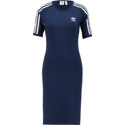 Sukienki: adidas Originals ADICOLOR THREE STRIPES DRESS Sukienka z dżerseju collegiate navy