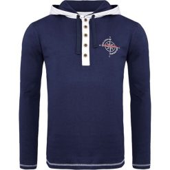 T-shirty męskie z nadrukiem: Koszulka „Mads” w kolorze granatowym