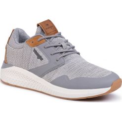 Sneakersy WRANGLER - Sequoia WM01072A Lt.Grey 054. Szare sneakersy męskie Wrangler, bez zapięcia. W wyprzedaży za 219,00 zł.